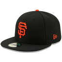 ニューエラ キャップ NEW ERA サンフランシスコ ジャイアンツ メジャーリーグ公式 選手用 帽子 吸汗速乾性 紫外線防御 NEWERA MLB CAP 人気 ブランド 正規品 ユニセックス オールシーズン
