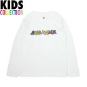 ナインルーラーズ キッズ NINE RULAZ LINE Kid's Graffiti Logo L/S Tee 長袖 Tシャツ ロンT 子供服 NRKAW17-004 ホワイト