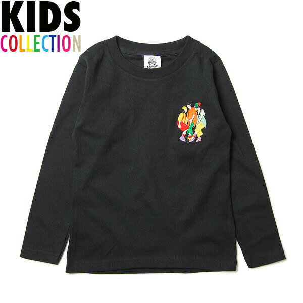 ポイント10倍 ナインルーラーズ キッズ ロンT Kids' No Scrub L/S Tee 長袖 Tシャツ 子供服 NINE RULAZ LINE NRKSS18-002 ブラック