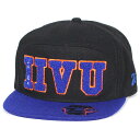 7UNION 7ユニオン The Varsity Snapback Cap ストラップバックキャップ ユニセックス 帽子 IAXY-123 ブラック×ブルー