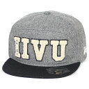7UNION 7ユニオン The Varsity Snapback Cap ストラップバックキャップ ユニセックス 帽子 IAXY-123 ヘザーグレー×ブラッ...