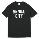 正規取扱店 CASSETTE PUNCH（カセットパンチ） SENDAI CITY Tee 半袖 Tシャツ 仙台 センダイシティー ブラック