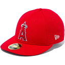 ニューエラ キャップ NEW ERA LP 59FIFTY MLB オンフィールド ロサンゼルス・エンゼルス ゲーム レッド/チームカラー 13554941