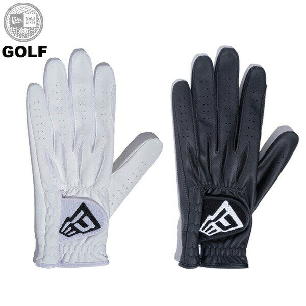 ニューエラ ゴルフ メンズ レディース NEW ERA グローブ フラッグロゴ 手袋 人工皮革 全天候対応 全2色..