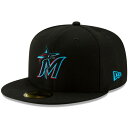 正規取扱店 ニューエラ キャップ 送料無料 メンズ レディース NEW ERA 59FIFTY MLB オンフィールド マイアミ・マーリンズ ゲーム ニュ..