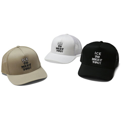 HAIGHT ヘイト キャップ 送料無料 ICE TOO MEET YOU TRUCKER MESH CAP ft. ICETACHE haight コラボレーション メッシュキャップ おしゃれ プレゼント 全3色 フリーサイズ HT-ICT206001