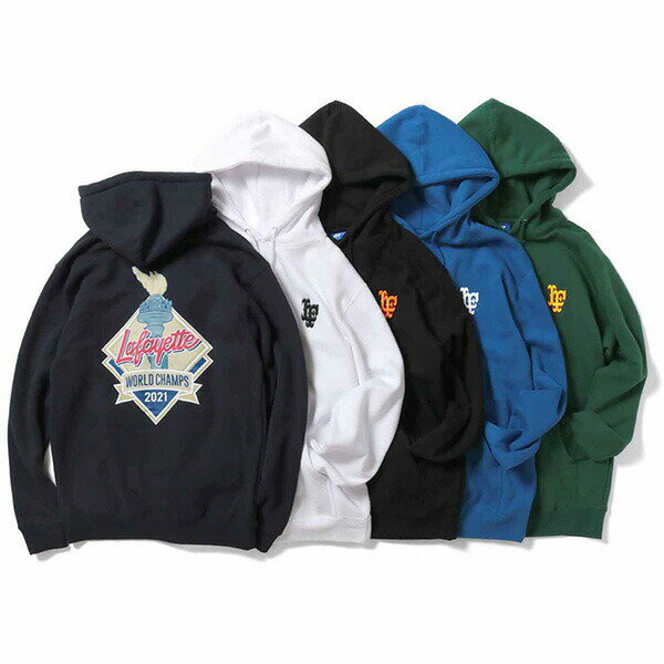 LFYT ラファイエット パーカー 送料無料 World Champs 2021 LF Logo Hooded Sweatshirt プルオーバー スウェット フーディー lafayette アメカジ ストリート カジュアル スポーツ ダンス アウトドア メンズ レディース おしゃれ プレゼント 全5色 S-XXL LA210502
