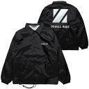 楽天CASSETTE　PUNCH正規取扱店 ダブルハード コーチジャケット 送料無料 DOUBLE HARD New Logo Coach Jacket ウインドブレーカー ダンス ブラック M-XXL DH2022S01