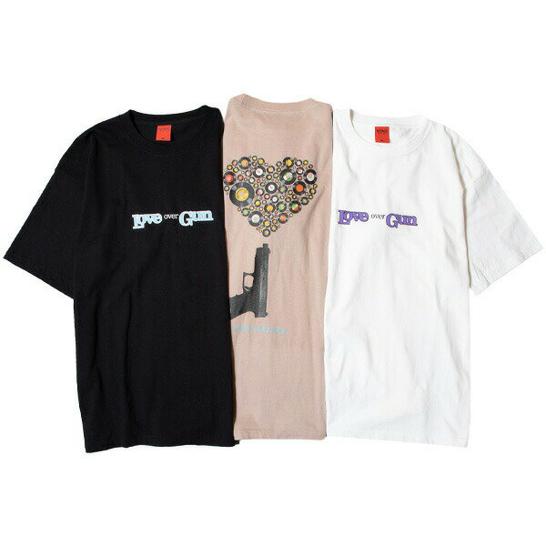 ポイント10倍 正規取扱店 ナインルーラーズ Tシャツ コラボレーション 送料無料 NINE RULAZ LINE Peace Over Gun Tee ジャマイカ レゲエ JAMAICA REGGAE M-XXL 全2色 NRSS22-012