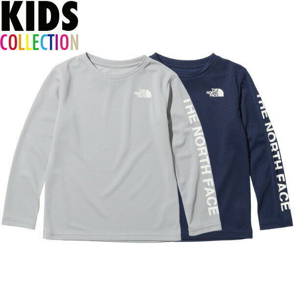 【全商品ポイント10倍】 ノースフェイス キッズ Tシャツ ロングスリーブTNFビーフリーティー 送料無料 THE NORTH FACE Kids L/S TNF Be Free Tee 長袖 tシャツ ロンT 虫よけ加工 速乾性 UVケア アウトドア 誕生日 プレゼント 全2色 100-150サイズ NTJ12286