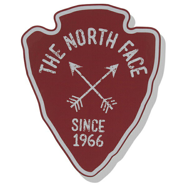 ノースフェイス ステッカー THE NORTH FACE TNF Print Sticker ファイヤーフライ FF ワンサイズ ワインレッド NN32229