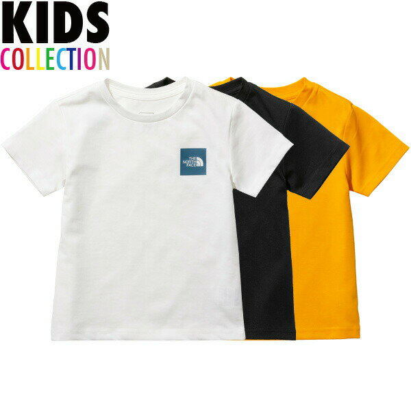 ノースフェイス キッズ Tシャツ ショートスリーブスモールスクエアロゴティー 送料無料 THE NORTH FACE Kids S/S Small Square Logo Tee オーガニックコットン UVケア アウトドア カジュアル ユニセックス 誕生日 プレゼント 全3色 100-150サイズ NTJ32251