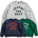 正規取扱店 アップルバム APPLEBUM Change The Beat Crew Sweat 送料無料 クルーネック スウェット トレーナー 裏起毛 ゆったりめ 13.4..