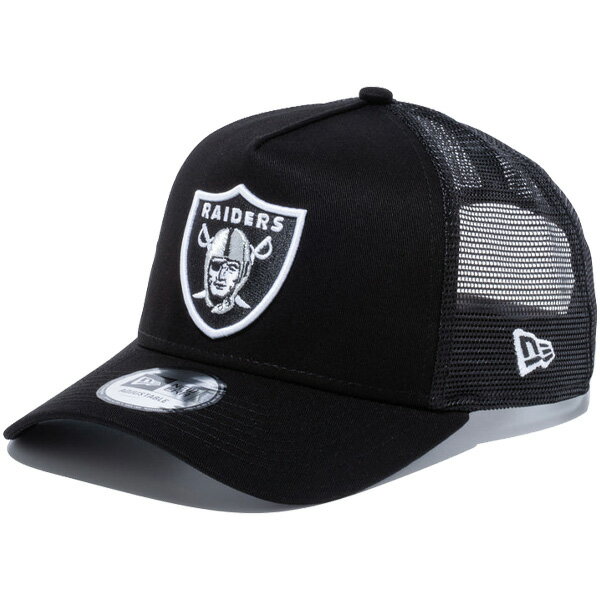 ポイント2倍 正規取扱店 ニューエラ メッシュキャップ 帽子 NEW ERA 9FORTY A-Frame トラッカー ラスベガス・レイダース NFL newera ニューエラキャップ ブラック 56.8cm～60.6cm 12746892