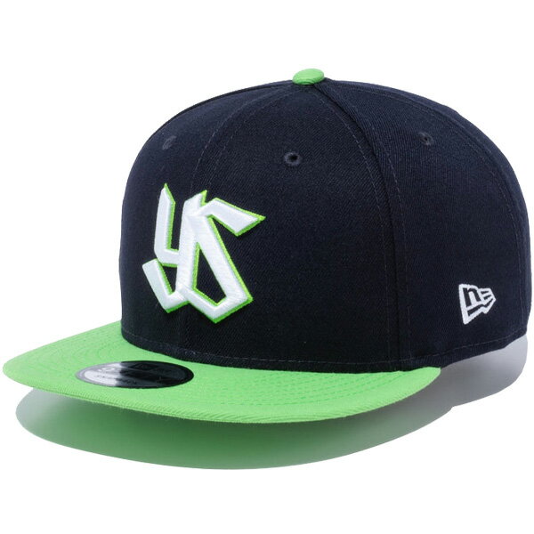 ニューエラ キャップ 9FIFTY 東京 ヤクルトスワローズ スナップバック ニューエラキャップ ベースボールキャップ 帽子 NEW ERA NPB プロ野球 大きい サイズ 深め プレゼント ギフト ネイビー ライムグリーン バイザー 14524932