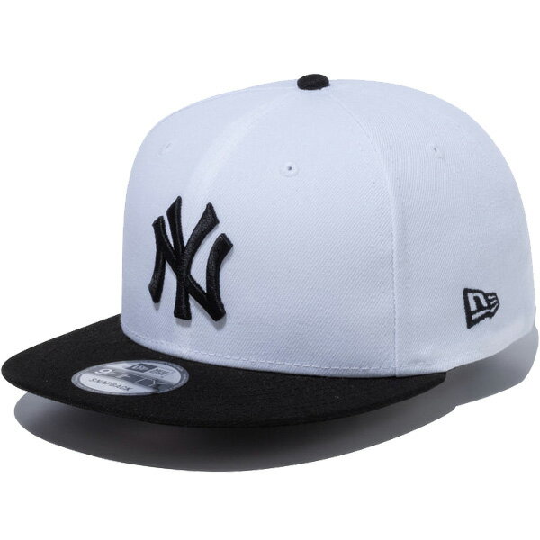 ニューエラ キャップ ヤンキース NEW ERA 9FIFTY ニューヨーク・ヤンキース スナップバックキャップ ニューエラキャップ MLB メジャーリーグ 帽子 NEWERA CAP メンズ レディース ユニセックス 大きい サイズ 深め オールシーズン ホワイト ブラックバイザー 14524948