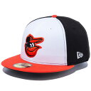 ニューエラ キャップ 59FIFTY ボルチモア オリオールズ ニューエラキャップ 帽子 メンズ レディース NEW ERA MLB オンフィールド ホーム メ...