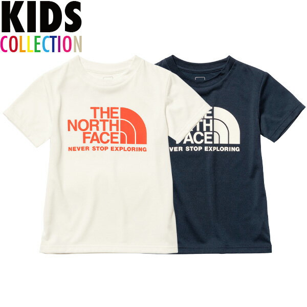 楽天CASSETTE　PUNCHノースフェイス キッズ ショートスリーブTNFバグフリーグラフィックロゴティー THE NORTH FACE Kids S/S TNF Bug Free Graphic Tee Tシャツ 虫よけ加工 吸汗速乾性 アウトドア キャンプ 全2色 100-150サイズ NTJ32346