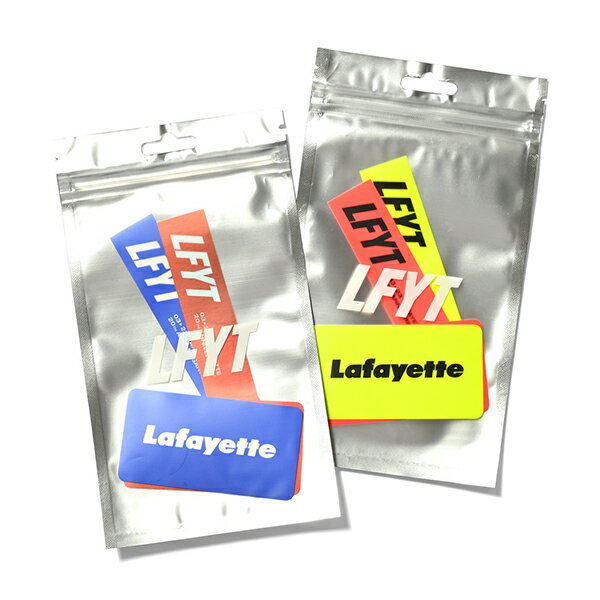 ポイント10倍 正規取扱店 LFYT エルエフワイティー Lafayette Sticker Pack 1セット4枚入り ステッカーパック ユニセックス lafayette ラファイエット 全2色 ワンサイズ LE232303