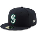 ニューエラ キャップ 59FIFTY シアトル マリナーズ ニューエラキャップ 帽子 メンズ レディース NEW ERA MLB オンフィールド ゲーム メジャ...