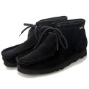 クラークス ワラビー 送料無料 CLARKS ORIGINALS WallabeeBT GTX クラークスオリジナルス 正規取扱店 ワラビーブーツ ゴアテックス GORE-TEX 防水 メンズ シューズ ブラック スエード 25.0cm-28.0cm 26173318