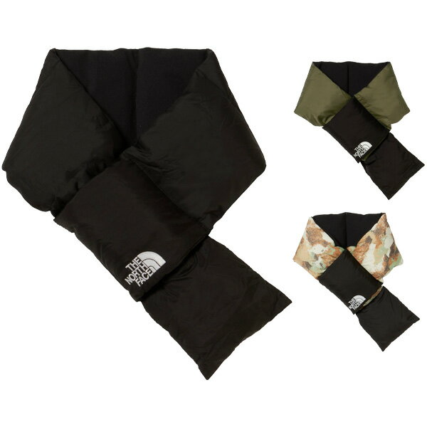 ノースフェイス マフラー ヌプシマフラー 送料無料 THE NORTH FACE Nuptse Muffler ザ・ノースフェイス 正規取扱店 ダウンマフラー ユニセックス 全3色 丈94cm 幅14cm NN72312のサムネイル
