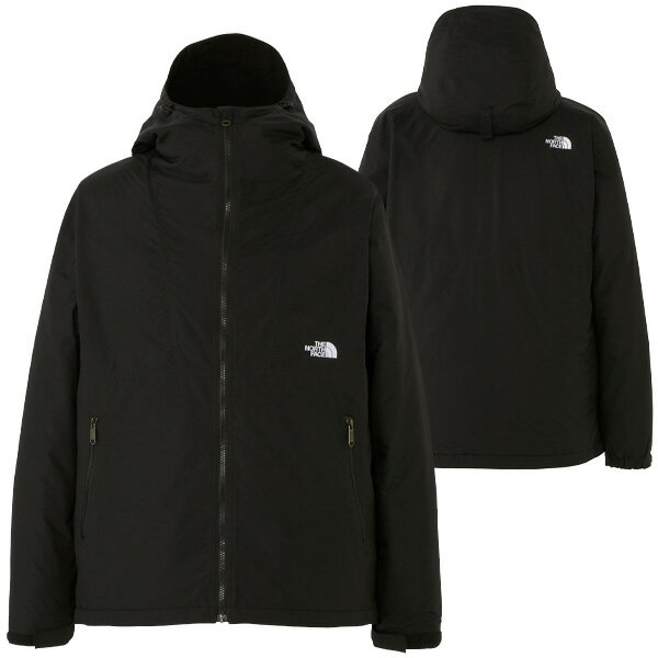 楽天CASSETTE　PUNCHポイント10倍 ノースフェイス コンパクトノマドジャケット 送料無料 THE NORTH FACE Compact Nomad Jacket ザ・ノース・フェイス 正規品 メンズ 裏地フリースジャケット 防風性 撥水性 静電ケア ブラック×ブラック M-XL NP72330