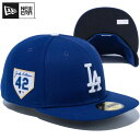 ニューエラ キャップ NEW ERA CAP 59FIFTY Jackie Robinson Day 2024 ロサンゼルス ドジャース ジャッキー ロビンソン NEWERA MLB メジャーリーグ ベースボールキャップ メンズ 帽子 正規品 ブランド 人気 おしゃれ 大きい サイズ 深め ブルー 14172813