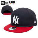 ニューエラ ベビー キャップ NEW ERA ニューエラキャップ ヤンキース 帽子 コットン 綿 柔らかい NY MLB BABY にゅーえら 48.3 〜 50.1cm お得なクーポン配布中