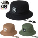 ノースフェイス キッズ 帽子 THE NORTH FACE KIDS メッセージハット ハット ノースフェイス帽子 バケットハット バケハ 男の子 女の子 男女...