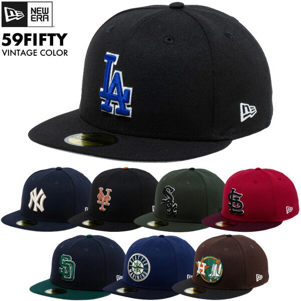 ポイント5倍 ニューエラ キャップ NEW ERA CAP 59FIFTY ベースボールキャップ メンズ レディース 帽子 LA NY MLB ドジャース ヤンキー..