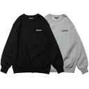 ダブルハード DOUBLE HARD 送料無料 Big Logo Crewneck Sweat doublehard 正規取扱店 メンズ スウェット 裏起毛 M-XXL 全2色 DH2023FW04