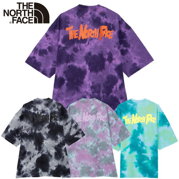 ノースフェイス Tシャツ THE NORTH FACE ノースフェイスTシャツ メンズ tシャツ 半袖 カットソー オーガニック コットン おしゃれ おすすめ 人気 ブランド 正規品 ショートスリーブタイダイハンドライティングティー 大きい サイズ UVケア 夏 NT32435のサムネイル