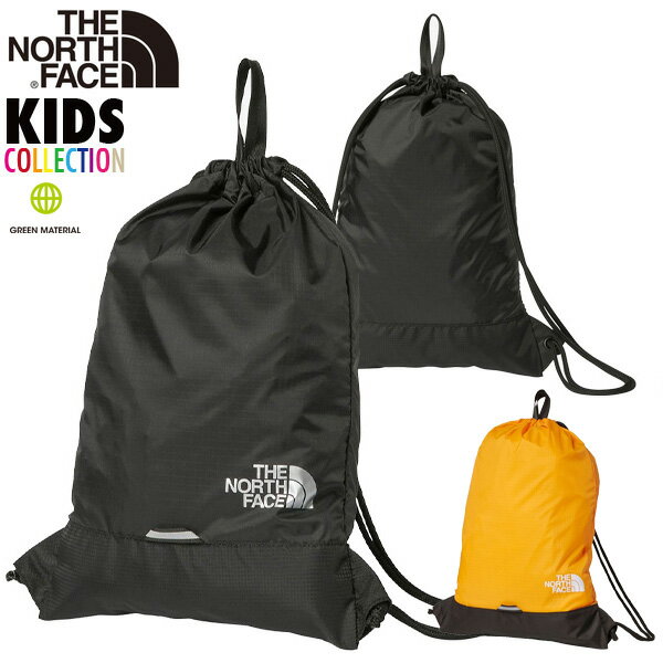 ノースフェイス キッズ THE NORTH FACE ナップサック ミニ リュック 男の子 女の子 スタッフサック サブバッグ おしゃれ かわいい かっこいい 人気 ブランド ザ ノース フェイス 子供 小型 サイズ キャンプ アウトドア スポーツ プレゼント NMJ72356