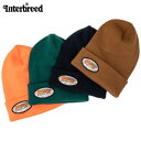 インターブリード INTERBREED ニットキャップ ビーニー ニット帽 帽子 トレンド 流行 かっこいい おすすめ 音楽 サブカルチャー ストリートカルチャー
