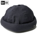 ニューエラ キャップ NEW ERA フィッシャーマンキャップ コットンフラックス ダークネイビー メンズ レディース ロールキャップ つばなし 帽子 ニューエ...
