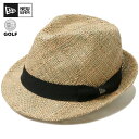 ニューエラ キャップ ゴルフ ハット NEW ERA 麦わら 帽子 ストローハット ニューエラキャップ メンズ レディース ゴルフ用品 NEWERA HAT ト...