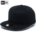 ニューエラ キャップ NEW ERA 59FIFTY 読売 ジャイアンツ ビジター 黒 ブラック×ブラック メンズ レディース NPB 巨人 帽子 野球 ストリ...