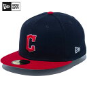 ニューエラ キャップ 59FIFTY NEW ERA クリーブランド ガーディアンズ ベースボールキャップ フラットバイザー おしゃれ ストリート ファッション ニューエラー お得なクーポン配布中