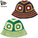 ニューエラ クロシェ ニットバケットハット NEW ERA バケハ 帽子 ユニセックス 女子 かわいい おしゃれ ファッション お出かけ お得なクーポン配布中