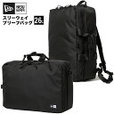 ニューエラ キャップ リュック バッグ 26L NEW ERA ニューエラリュック ショルダーバッグ ブリーフバッグ スリーウェイ バックパック ショルダーバッグ ビジネスバッグ メンズ レディース 通勤 通学 大容量 誕生日 プレゼント 黒 ブラック 14521357