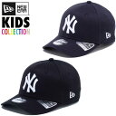 ニューエラ キャップ ヤンキース キッズ ニューエラキャップ NEW ERA NY ニューヨークヤンキース ネイビー ブラック 子供用 帽子 キッズサイズ ユニセックス オールシーズン