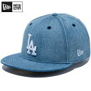 ニューエラ キャップ ドジャース NEW ERA CAP 59FIFTY ロサンゼルス・ドジャース ニューエラキャップ デニム 帽子 NEWERA MLB 正規...