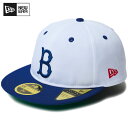 ニューエラ 59FIFTY キャップ ロサンゼルスドジャース NEW ERA レトロクラウン ベースボールキャップ フラットバイザー おしゃれ ストリート ニューエラー お得なクーポン配布中