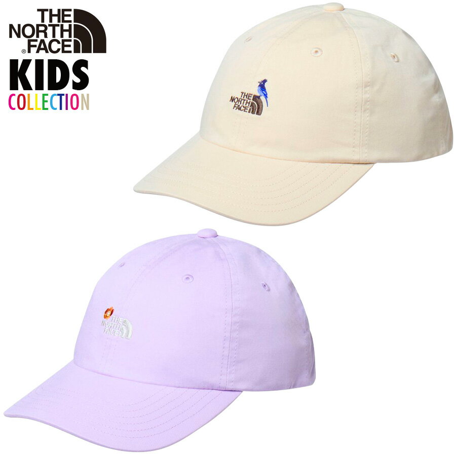 楽天CASSETTE　PUNCHノースフェイス キッズ キャップ スモールロゴ THE NORTH FACE スモールロゴキャップ NNJ02407 子供用 帽子 アウトドア ユニセックス 男の子 女の子 誕生日 プレゼント ギフト 人気 子供服 おしゃれ カジュアル NNJ02407