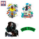 アイリーライフ ステッカー IRIE LIFE WATERPROOF STICKER 防水 耐水 屋外使用可能 屋外耐候年数約3~4年 メンズ レディース おしゃれ ストリート ファッション スポーツ ユニセックス オールシーズン IRIE by irielife プレゼント ギフト IRAW25-003