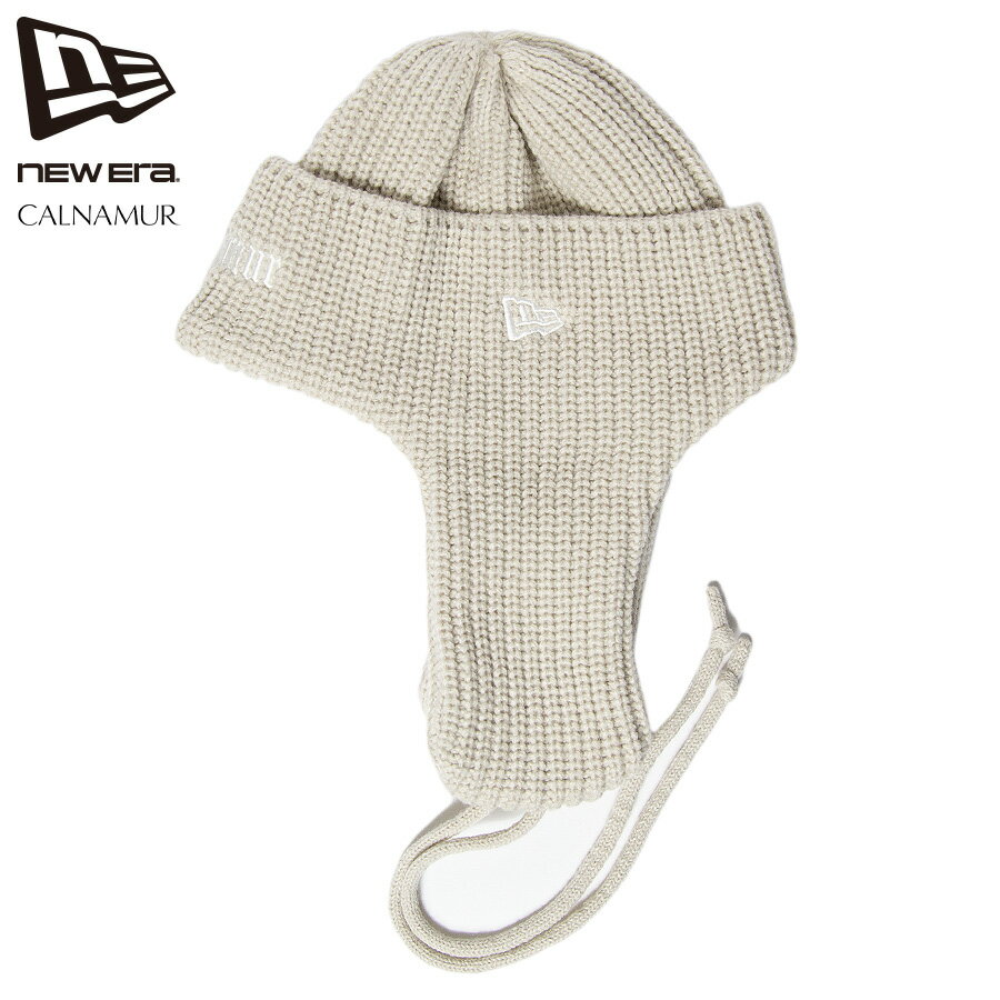 ニューエラ キャップ カルナムール 藤田ニコル コラボ 帽子 NEW ERA ニット トラッパーキャップ 防寒キャップ ストリート ファッション ブランド帽子 ユニセックス お得なクーポン配布中