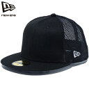 NEW ERA ニューエラ メッシュキャップ 59FIFTY キャップ 無地 フラットバイザー モード カジュアル ストリート ファッション おしゃれ お得なクーポン配布中