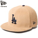 ニューエラ 59FIFTY ロサンゼルスドジャース キャップ NEW ERA コーデュロイ ベースボールキャップ おしゃれ カジュアル ストリート ファッション ユニセックス お得なクーポン配布中