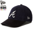 ニューエラ キッズ キャップ NEW ERA ブレーブス MLB メジャーリーグ ローキャップ 野球帽 通学 小学生 子供服 おしゃれ オールシーズン ユニセックス お得なクーポン配布中